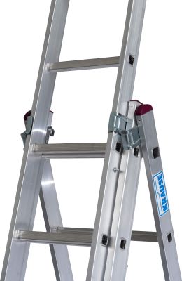 Létra 3 x 8 fokos univerzális alumínium létra CORDA | KRAUSE 030382