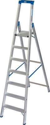 Létra 1 x 7 fokos állólétra lépcsőfokos STABILO | KRAUSE 124548