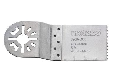 Fűrészlap multifunkciós géphez BIM CLASSIC Fához, Fémhez 34 x 40 mm | METABO 626976000