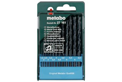 Fémfúrószár készlet 1,5 mm - 6,5 mm HSS-R 13 részes | METABO 627161000