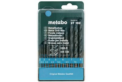 Fémfúrószár készlet 2 mm - 8 mm HSS-R 13 részes | METABO 627162000