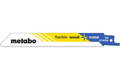 Kardfűrészlap, orrfűrészlap FLEXIBLE WOOD + METAL 150 mm | METABO 631492000