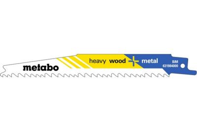 Kardfűrészlap, orrfűrészlap HEAVY WOOD + METAL 150 mm | METABO 631984000