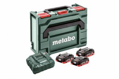 METABO akkumulátor csomag MetaLoc kofferben 18V 3 x 4,0 Ah LiHD + ASC 30-36 töltő MetaLoc II kofferben | METABO 685133000