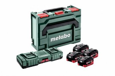 METABO akkumulátor szett 18V 4 x 10,0 Ah LiHD + ASC 145 Duo metaBOX kofferben | METABO 685143000