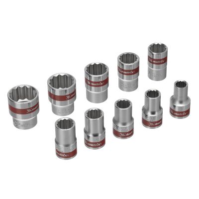 Dugókulcs készlet, krova készlet 1/2" 11 részes 10-24 mm | MTX 135969