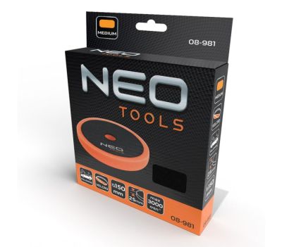 Polírkorong 150 x 150 x 25 mm, közepes | NEO 08-981