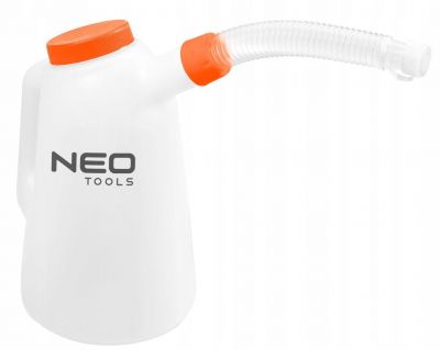 Műanyag folyadék beöntő kanna flexibilis csővel 5 L | NEO 10-804