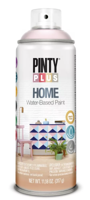 Pinty Plus Home vízbázisú festék spray 400 ml, Light Rose / halvány rózsaszín HM117 | PINTY PLUS 117