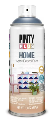 Pinty Plus Home vízbázisú festék spray 400 ml, Ancient Klein / antik kék HM128 | PINTY PLUS 128