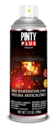 Pinty Plus Tech hőálló festék spray 400ml ezüst | PINTY PLUS 201