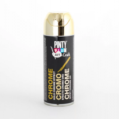 Pinty Plus Art króm effekt spray 200ml, arany | PINTY PLUS 783