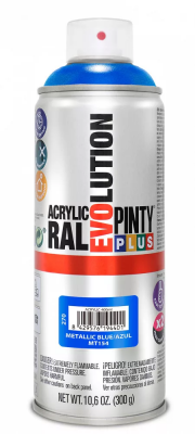 Pinty Plus Evolution metál akril festék spray 400 ml M154 kék színű | PINTY PLUS 270