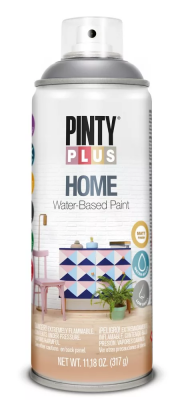 Pinty Plus Home vízbázisú festék spray 400 ml, Thundercloud Grey / viharszürke HM418 | PINTY PLUS 418