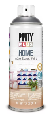 Pinty Plus Home vízbázisú festék spray 400ml Black / fekete HM438 | PINTY PLUS 438