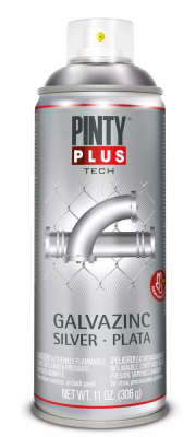 Pinty Plus Tech horgany spray 400ml ezüst | PINTY PLUS 738