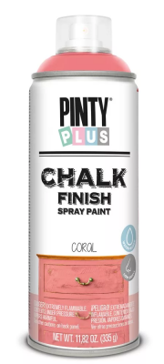 Pinty Plus Chalk kréta festék spray 400 ml, CK827 korall színű | PINTY PLUS 827