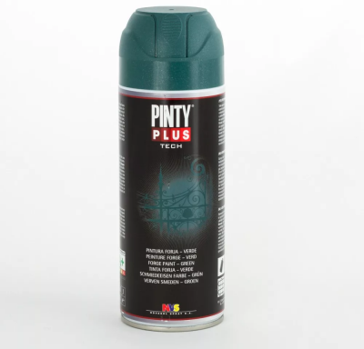 Pinty Plus Tech kovácsoltvas alapozó festék spray 400ml zöld | PINTY PLUS 925