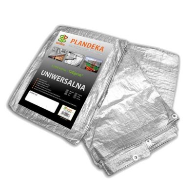 Takaróponyva vízálló, ezüst 2 x 3 m, 120 g / m2 | BRADAS PL12023