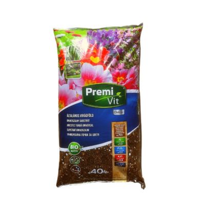 PremiVit általános virágföld 40 l / csomag | FLORIMO