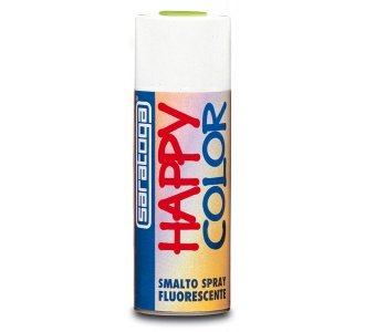 Happy Color fluoreszkáló festék spray 400 ml, narancssárga | SARATOGA 88177007