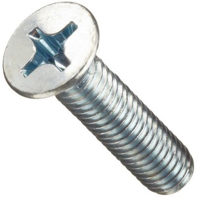 Süllyesztett fejű, kereszthornyú csavar M6 x 10 mm, tövigmenetes, DIN 965 | 53977