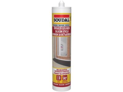 Üvegező szilikon színtelen 280 ml | SOUDAL 117977