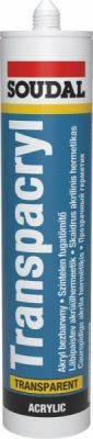 Akril 300 ml festhető, színtelen, transpakryl | SOUDAL 137860