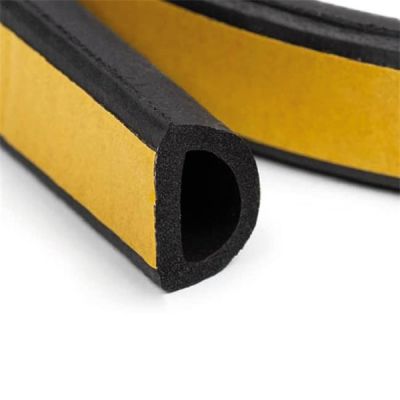 Ablak hőszigetelő profil fekete "D" 21 x 15 mm | 3435889