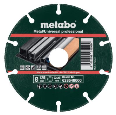 Gyémánt vágókorong, vágótárcsa 125 mm, METAL PROFESSIONAL | METABO 628548000