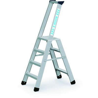 Z500 Seventec RC egyoldalon járható lépcsős állólétra 1 x 4 fokos | ZARGES 40494