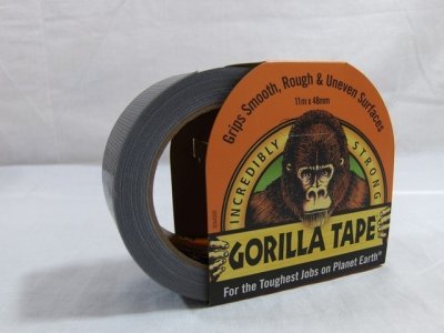 GORILLA Tape Black ragasztószalag, fekete extra erős 48 mm x 11 m | GORILLA 3044000