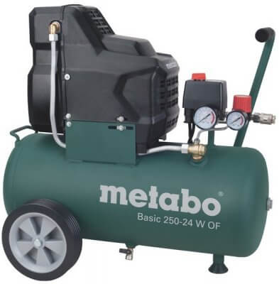 METABO Basic 250-24W OF kompresszor 8 bar 1,5kW olajmentes | METABO 601532000