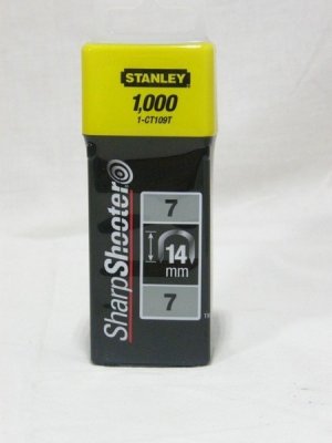 14 mm-es 9/16"" kábeltűző kapocs 1000 db| STANLEY 1-CT109T