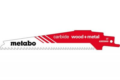 Kardfűrészlap, orrfűrészlap CARBIDE WOOD + METAL 150 mm | METABO 626559000