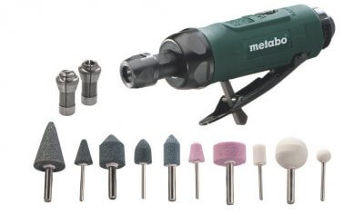 METABO DG 25 SET egyenescsiszoló készlet, levegős | METABO 604116500
