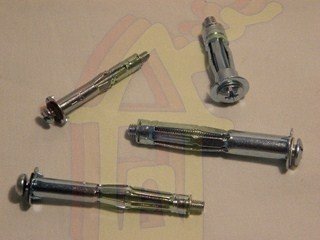 Fémdűbel 4 mm x 46 mm Molly gipszkartondűbel