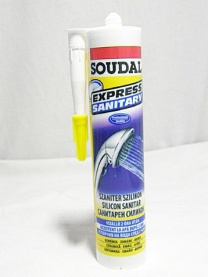 Szaniter szilikon 280 ml Express/Turbo fehér 300 ml | SOUDAL 124150