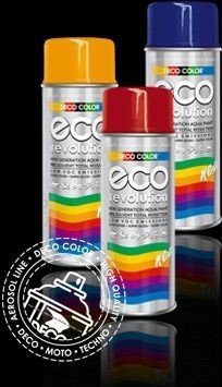 DECO COLOR Eco Revolution vízbázisú akril lakk spray 400 ml kék RAL 5002 | DECO COLOR D16212