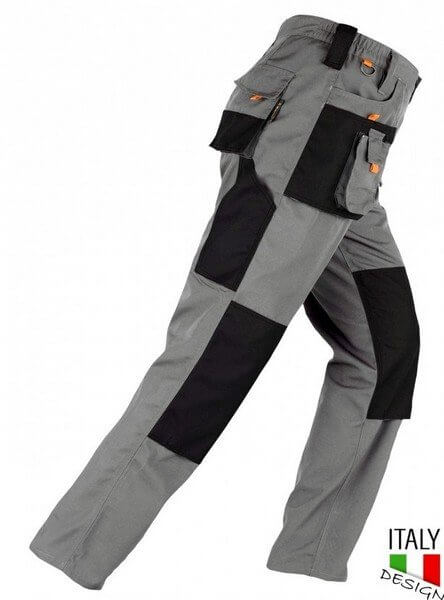 Munkavédelmi nadrág SMART szürke fekete M es KAPRIOL 31916